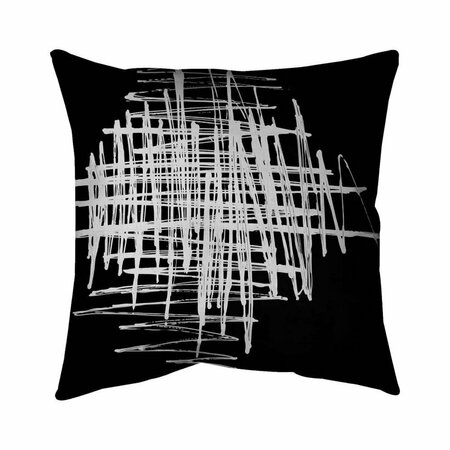 BEGIN HOME DECOR 20 x 20 in. Contrast-Double Sided Print Indoor Pillow 5541-2020-AB88